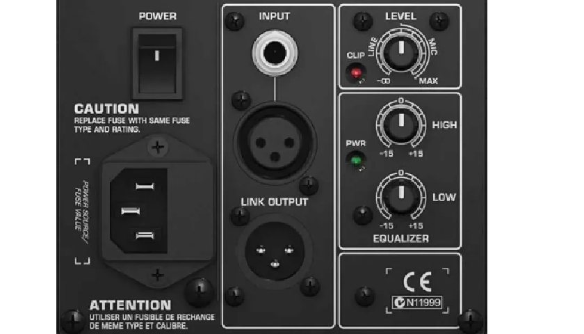 Гибкость подключения Eurolive B208D 